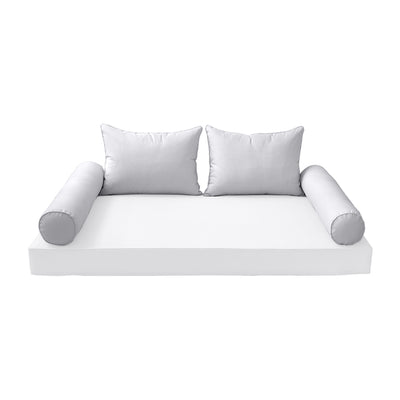 Model-4 FULL SIZE Bolster & Back Pillow Cushion Outdoor SLIP COVER ONLY