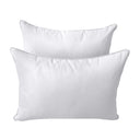 Model-4 TWIN SIZE Bolster & Back Pillow Cushion Outdoor SLIP COVER ONLY