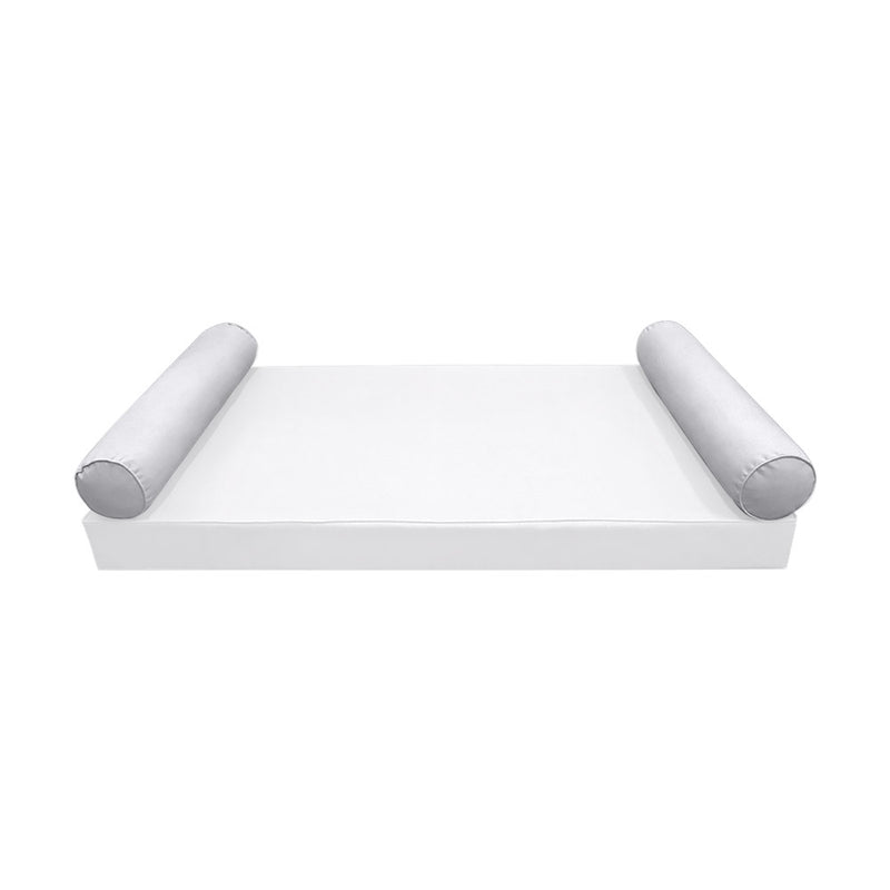 Model-5 CRIB SIZE Bolster & Back Pillow Cushion Outdoor SLIP COVER ONLY