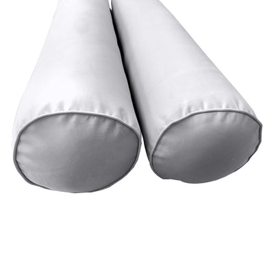 Model-5 TWIN SIZE Bolster & Back Pillow Cushion Outdoor SLIP COVER ONLY