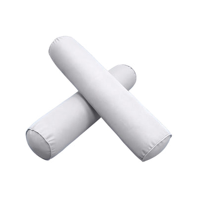 Model-6 TWIN SIZE Bolster & Back Pillow Cushion Outdoor SLIP COVER ONLY