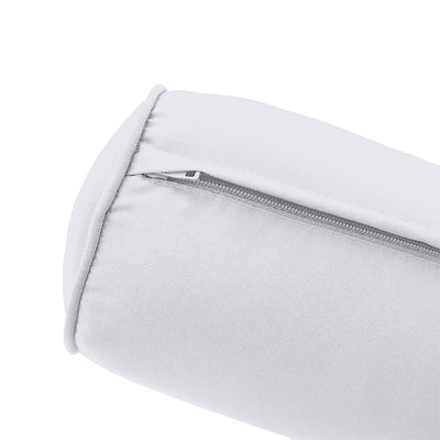 Model-6 TWIN SIZE Bolster & Back Pillow Cushion Outdoor SLIP COVER ONLY