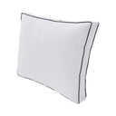 Medium Size Outdoor Deep Seat Back Rest Bolster SLIP COVERS ONLY