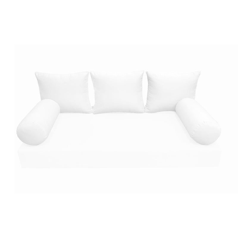 Model-3 TWIN SIZE Bolster & Back Pillow Cushion Outdoor SLIP COVER ONLY