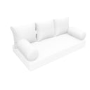 Model-3 QUEEN SIZE Bolster & Back Pillow Cushion Outdoor SLIP COVER ONLY