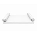 Model-5 CRIB SIZE Bolster & Back Pillow Cushion Outdoor SLIP COVER ONLY