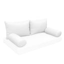 Model-2 CRIB SIZE Bolster & Back Pillow Cushion Outdoor SLIP COVER ONLY