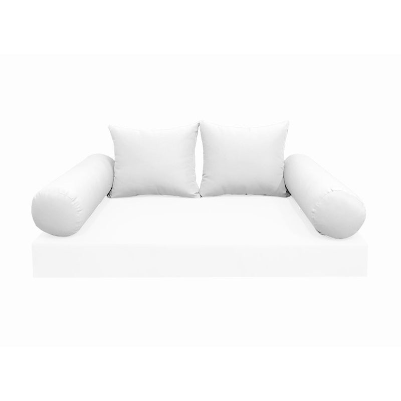 Model-4 FULL SIZE Bolster & Back Pillow Cushion Outdoor SLIP COVER ONLY