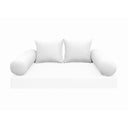 Model-4 TWIN SIZE Bolster & Back Pillow Cushion Outdoor SLIP COVER ONLY