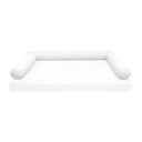 Model-6 CRIB SIZE Bolster & Back Pillow Cushion Outdoor SLIP COVER ONLY