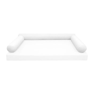 Model-6 TWIN SIZE Bolster & Back Pillow Cushion Outdoor SLIP COVER ONLY