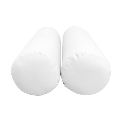 Model-6 TWIN SIZE Bolster & Back Pillow Cushion Outdoor SLIP COVER ONLY