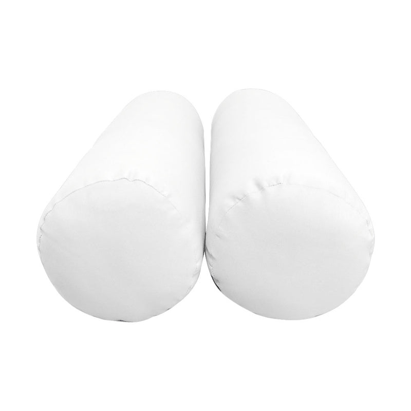 Model-6 TWIN SIZE Bolster & Back Pillow Cushion Outdoor SLIP COVER ONLY