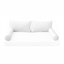 Model-2 CRIB SIZE Bolster & Back Pillow Cushion Outdoor SLIP COVER ONLY
