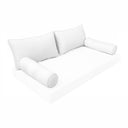 Model-2 QUEEN SIZE Bolster & Back Pillow Cushion Outdoor SLIP COVER ONLY