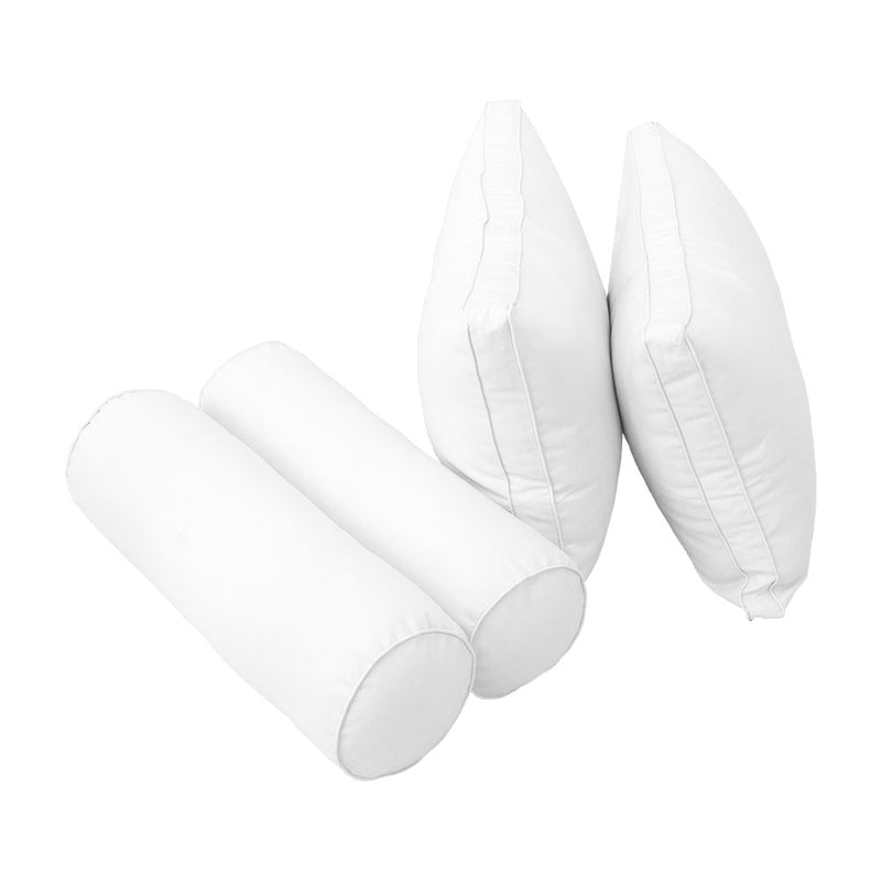 Model-2 CRIB SIZE Bolster & Back Pillow Cushion Outdoor SLIP COVER ONLY