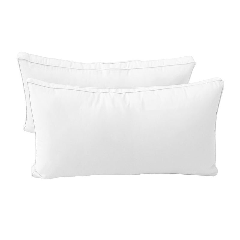Model-2 CRIB SIZE Bolster & Back Pillow Cushion Outdoor SLIP COVER ONLY