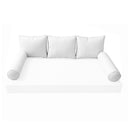 Model-3 QUEEN SIZE Bolster & Back Pillow Cushion Outdoor SLIP COVER ONLY