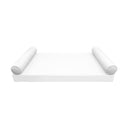 Model-5 CRIB SIZE Bolster & Back Pillow Cushion Outdoor SLIP COVER ONLY