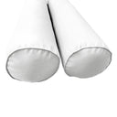 Model-5 CRIB SIZE Bolster & Back Pillow Cushion Outdoor SLIP COVER ONLY