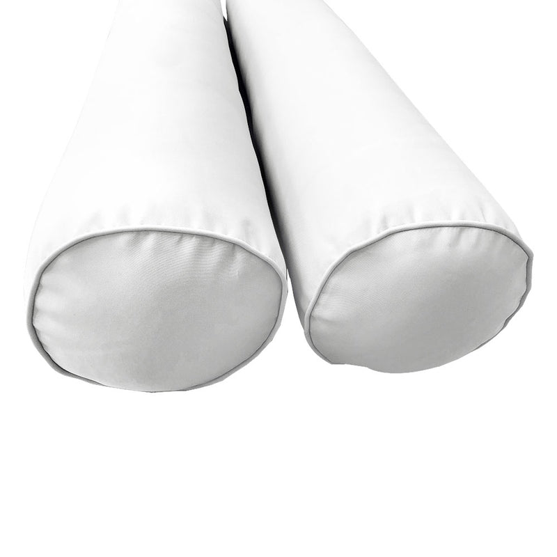 Model-6 TWIN SIZE Bolster & Back Pillow Cushion Outdoor SLIP COVER ONLY