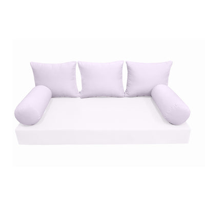 Model-3 TWIN SIZE Bolster & Back Pillow Cushion Outdoor SLIP COVER ONLY