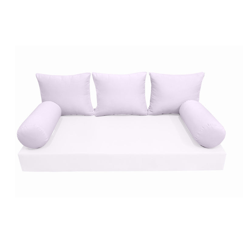 Model-3 TWIN SIZE Bolster & Back Pillow Cushion Outdoor SLIP COVER ONLY
