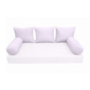Model-3 QUEEN SIZE Bolster & Back Pillow Cushion Outdoor SLIP COVER ONLY