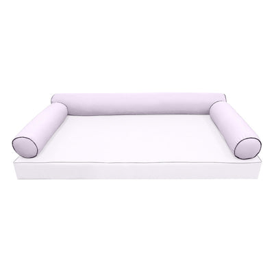 Model-6 FULL SIZE Bolster & Back Pillow Cushion Outdoor SLIP COVER ONLY