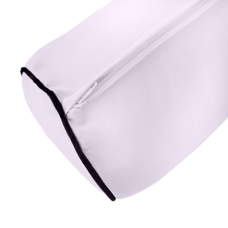Model-6 TWIN SIZE Bolster & Back Pillow Cushion Outdoor SLIP COVER ONLY