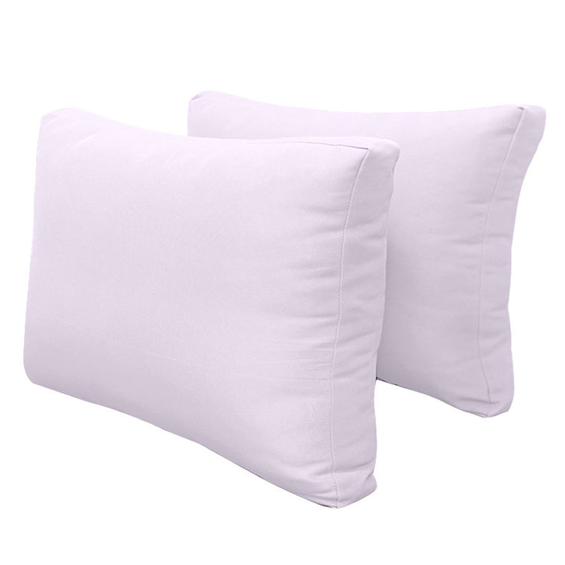 Model-2 CRIB SIZE Bolster & Back Pillow Cushion Outdoor SLIP COVER ONLY