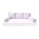 Model-3 FULL SIZE Bolster & Back Pillow Cushion Outdoor SLIP COVER ONLY