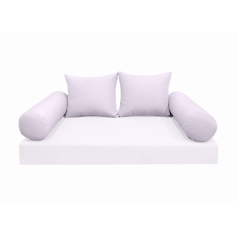 Model-4 FULL SIZE Bolster & Back Pillow Cushion Outdoor SLIP COVER ONLY