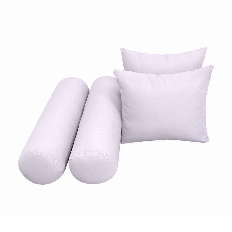 Model-4 QUEEN SIZE Bolster & Back Pillow Cushion Outdoor SLIP COVER ONLY