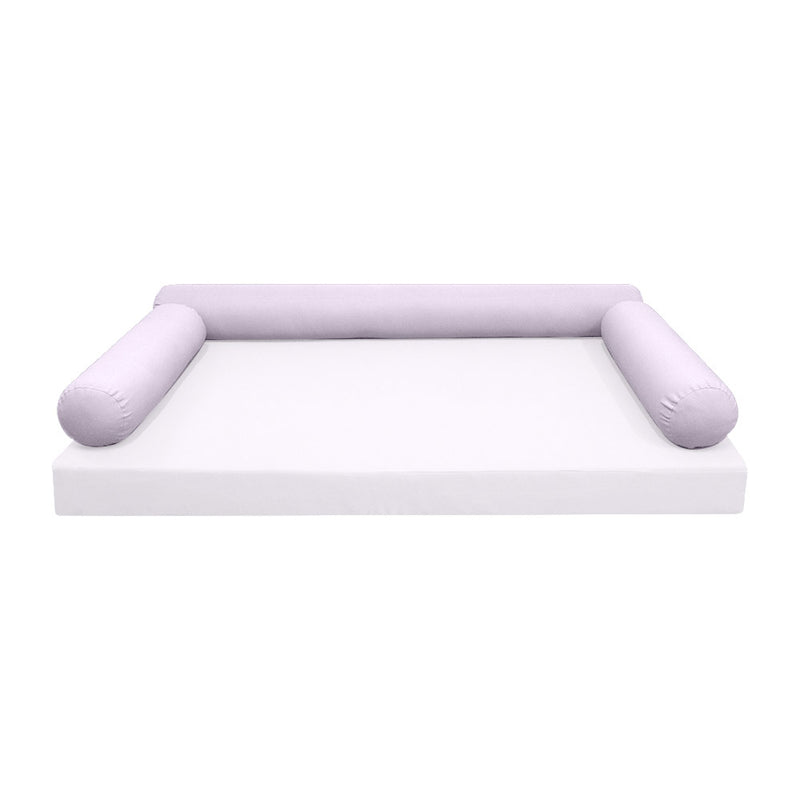 Model-6 TWIN SIZE Bolster & Back Pillow Cushion Outdoor SLIP COVER ONLY