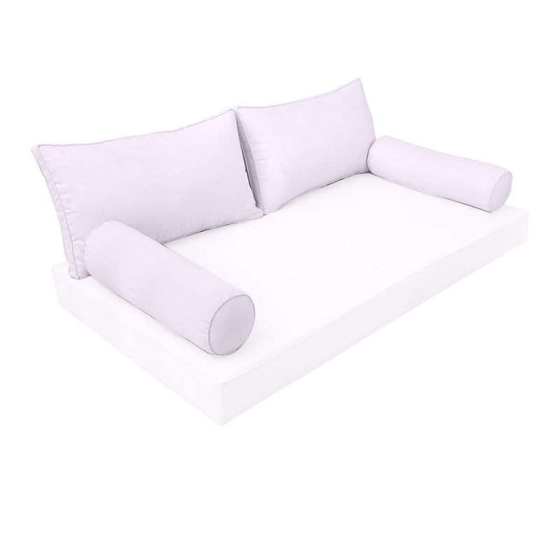 Model-2 CRIB SIZE Bolster & Back Pillow Cushion Outdoor SLIP COVER ONLY