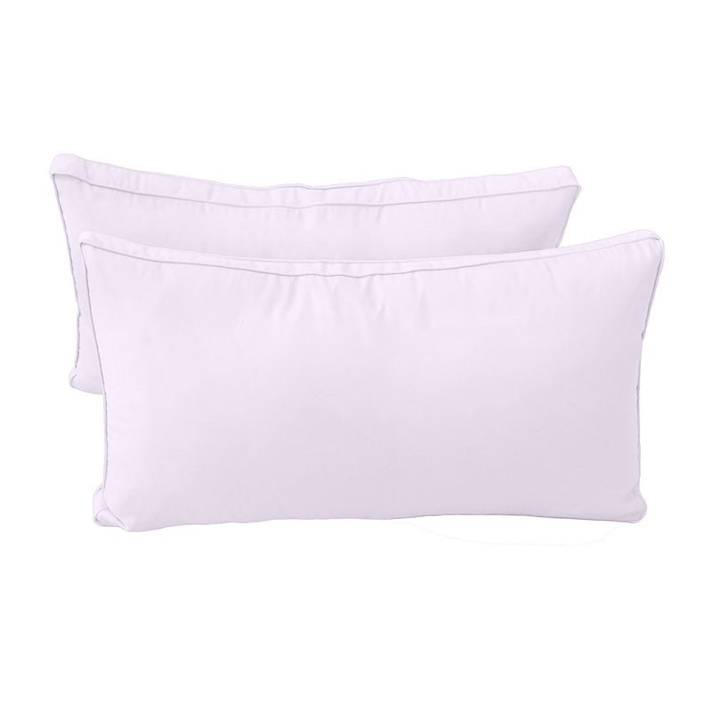 Model-2 CRIB SIZE Bolster & Back Pillow Cushion Outdoor SLIP COVER ONLY
