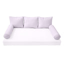 Model-3 QUEEN SIZE Bolster & Back Pillow Cushion Outdoor SLIP COVER ONLY