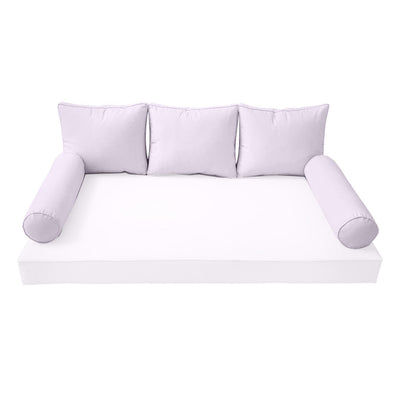 Model-3 TWIN SIZE Bolster & Back Pillow Cushion Outdoor SLIP COVER ONLY