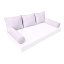 Model-3 TWIN SIZE Bolster & Back Pillow Cushion Outdoor SLIP COVER ONLY