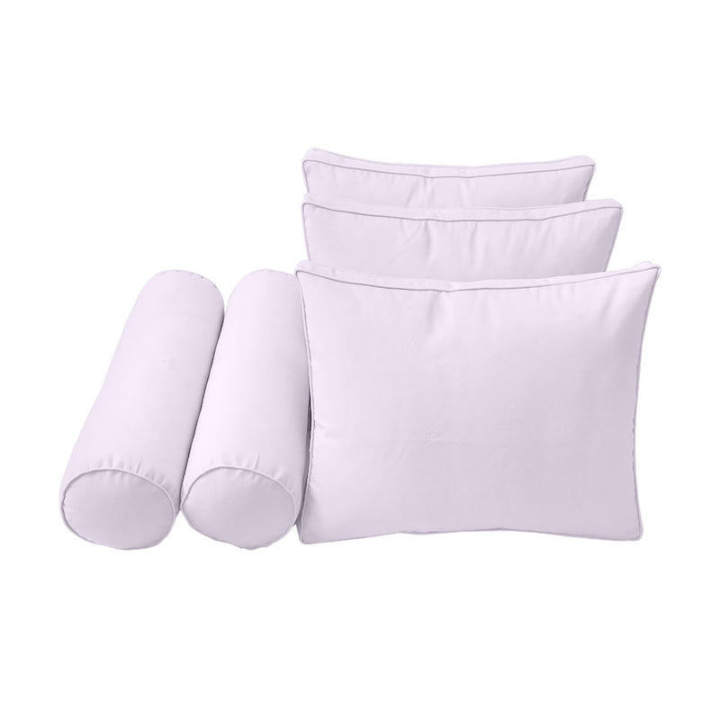 Model-3 TWIN SIZE Bolster & Back Pillow Cushion Outdoor SLIP COVER ONLY