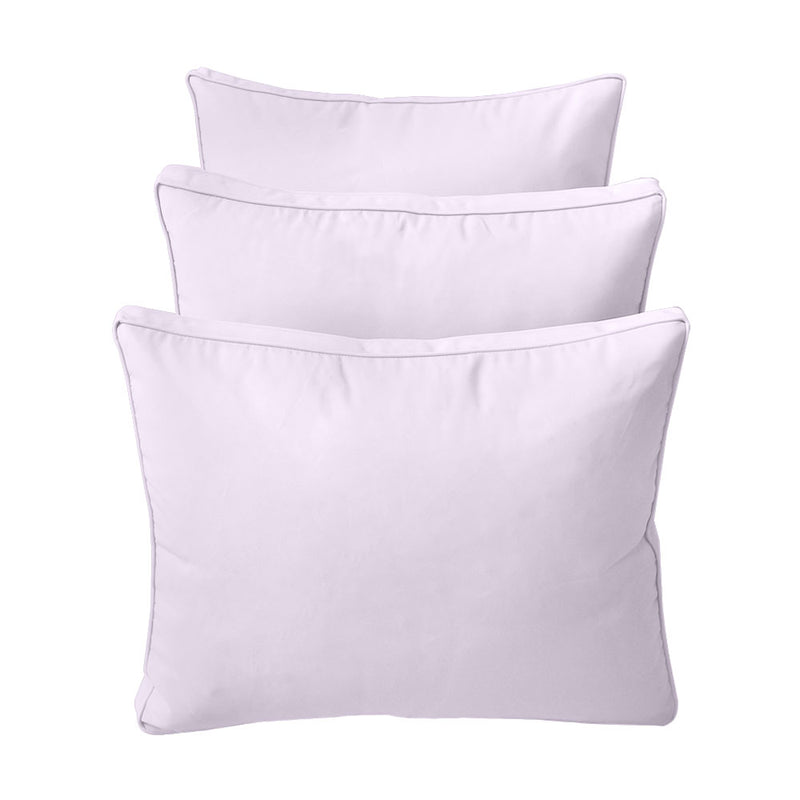 Model-3 TWIN SIZE Bolster & Back Pillow Cushion Outdoor SLIP COVER ONLY
