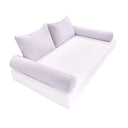 Model-4 CRIB SIZE Bolster & Back Pillow Cushion Outdoor SLIP COVER ONLY