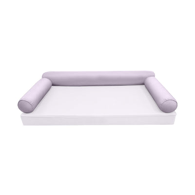 Model-6 TWIN SIZE Bolster & Back Pillow Cushion Outdoor SLIP COVER ONLY