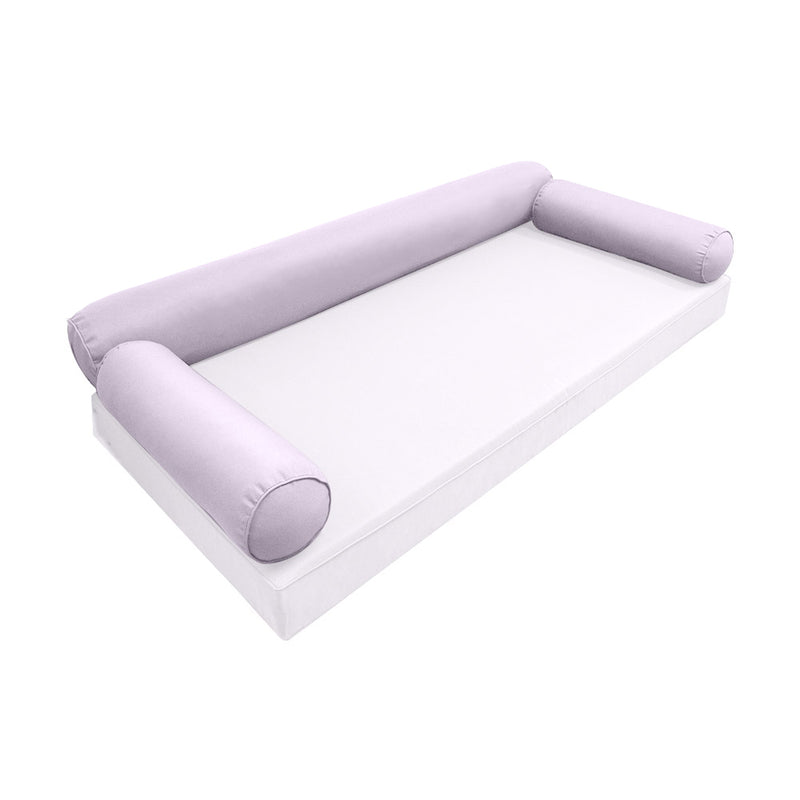 Model-6 TWIN SIZE Bolster & Back Pillow Cushion Outdoor SLIP COVER ONLY