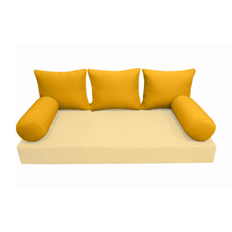 Model-3 TWIN SIZE Bolster & Back Pillow Cushion Outdoor SLIP COVER ONLY