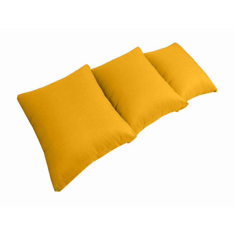 Model-3 TWIN SIZE Bolster & Back Pillow Cushion Outdoor SLIP COVER ONLY