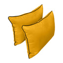 Model-4 TWIN SIZE Bolster & Back Pillow Cushion Outdoor SLIP COVER ONLY