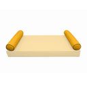 Model-5 TWIN SIZE Bolster & Back Pillow Cushion Outdoor SLIP COVER ONLY
