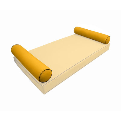 Model-5 FULL SIZE Bolster & Back Pillow Cushion Outdoor SLIP COVER ONLY